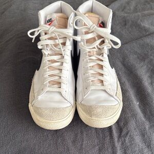 Nike High-Top Sneakers in White